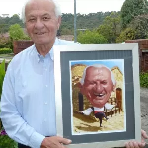 Sterio Holding Caricature