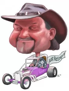 Retirement Caricature