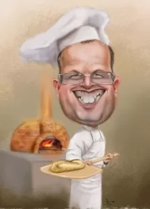 Baker Caricature Drawattention