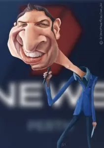 Basil Zempilas Caricature Baz Drawattention